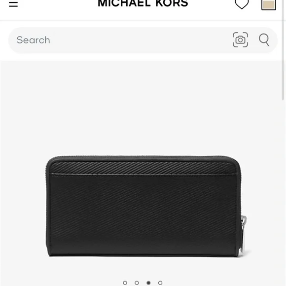 Michael Kors - Varick Leather Zip-Around Wallet